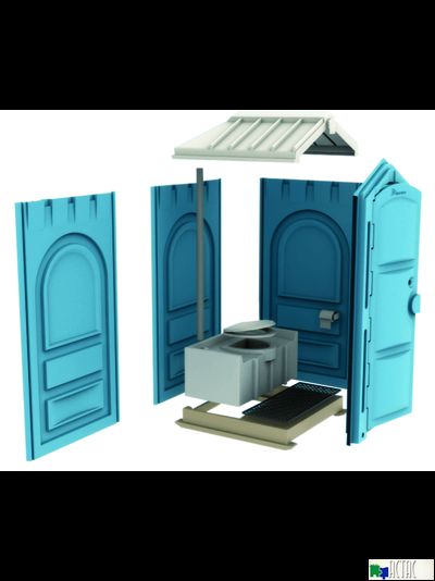 Мобильная туалетная кабина «Стандарт»