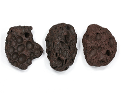 Лава коричневая, галтовка в ассортименте (27-30 мм, 3-5 г) №26969