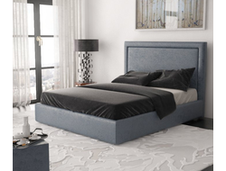 Кровать Salvatore сине-серая