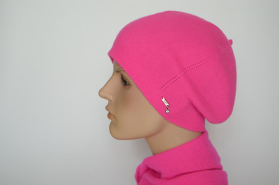 Шарф платок Vizio 1108 ST ярко - розовый