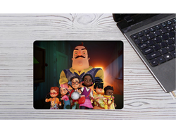 Коврик для мышки Привет Сосед/ Hello Neighbor №20