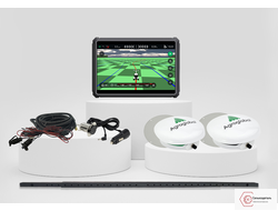 Система агронавигации AGROGLOBAL модель AGN AT 10-RTK с монтажным комплектом и универсальным жгутом подключения систем управления агрегатами.