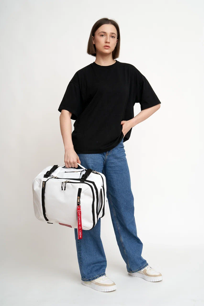 Рюкзак Сумка Чемодан ручная кладь 40x30x20 Optimum Wizz Air RL, белый