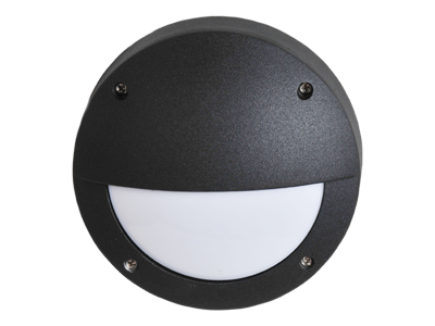 Светильник накладной Ecola B4140S влагозащ.матов.круг с реснич.черный алюм.1*GX53 IP65 145х145х65 FB53ESECS