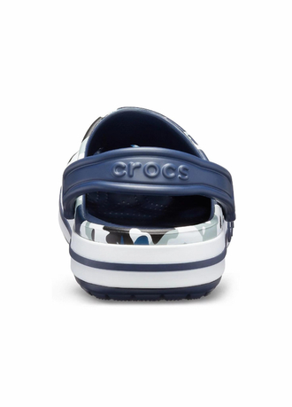 CROCS BAYABAND CLOG GRAPHIC CAMO BLACK