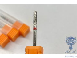 Фреза алмазная "Цилиндр" 842R/143 025R красная