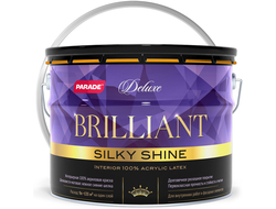 Шелковисто-матовая акриловая интерьерная краска премиум-класса PARADE DELUXE Brilliant Silky Shine Белая база А 9 л