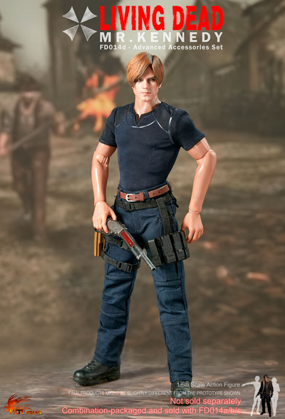 Леон С. Кеннеди (Resident Evil 4 Remake)  - Коллекционная ФИГУРКА 1/6 scale Mr.Kennedy complete set (FD014C) - Hot Heart
