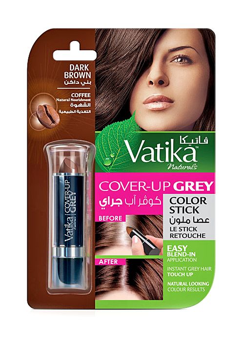 Краска для волос (Карандаш) Vatika Naturals Cover-Up Grey Colour Stick 4 г