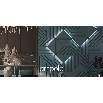 Гипсовая панель PIFAGOR + LED артикул D-0010