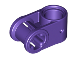 Technic, Axle and Pin Connector Perpendicular, Dark Purple (6536 / 6170281)