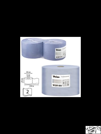 Салфетка 2х слойная синяя Veiro (24*35)