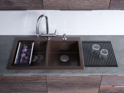 Мойка OMOIKIRI BOSEN 80-2-DC