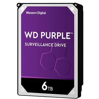 Жесткий диск 6000 Gb Western Digital (WD63PURZ), 3.5", 256Mb, SATA III, Purple