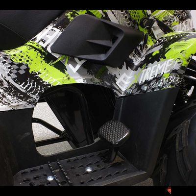 Квадроцикл GreenCamel Gobi K51 (30Ah 36V 800W R7 Цепь) быстросъем, ножной тормоз, pеленый экстрим