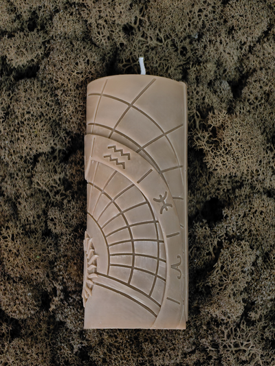 Свеча зодиакальная "Козерог" стихия земля