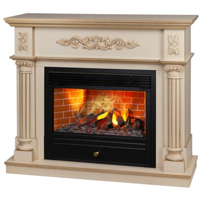 Электрокамин Silvia WT с очагом 3D Novara 26