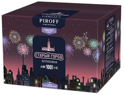 Батарея салютов СТАРЫЙ ГОРОД БСП1010010 PIROFF | Neva-Salut.com