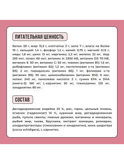 BOWL WOW (Боул Вау) корм сухой для щенков средних пород Индейка, Ягненок, Рис, Брусника, 2 кг