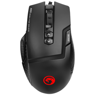 Мышь игровая Marvo M355, 9 кнопок, 800-6400 dpi, проводная USB 1,5 метра, с подсветкой, черная
