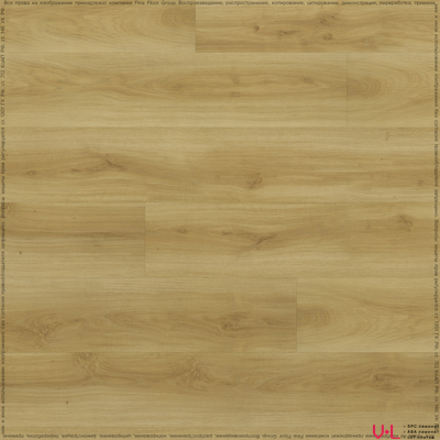 Кварцвиниловая плитка Fine Floor Wood Дуб Базель FF-1521