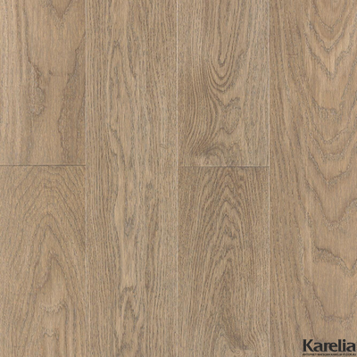 Паркетная доска Karelia Дуб Story 138 Basil 1-полосная матовый лак 2G с фаской толщина 14 мм 2.0 м2