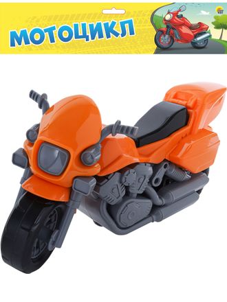 4610144884105 Мотоцикл &quot;Харли&quot; оранжевый И-3410, 26х15см.