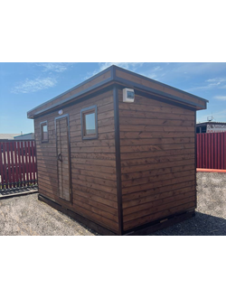 Дачный домик 2*4м (крыша 1 скат, фасад вагонка, внутри осп)