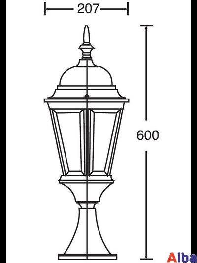 Astoria-2 91404 ov Парковый светильник