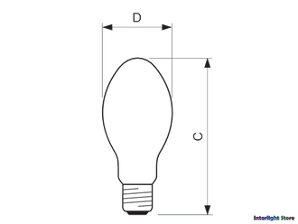 ДРЛ Sylvania HSL-BW 125w Basic E27