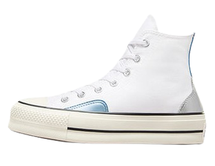 All white platform converse online