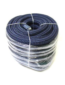 Плетеный швартовый трос c огоном 20мм*15м тёмно-синий