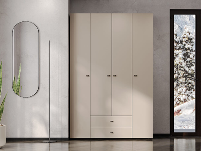 Гиза Шкаф 4х ств. Меланж/Венге