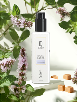 Парфюмированный лосьон для рук и тела IQ Beauty 250 мл  Пачули и карамель