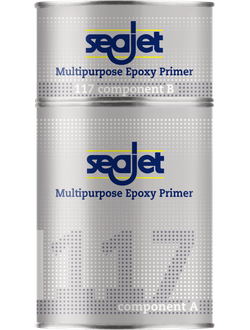 Грунт «SEAJET 117» для стеклопластика, алюминия и стали ВЫШЕ И НИЖЕ ВАТЕРЛИНИИ СЕРЫЙ, 1л.