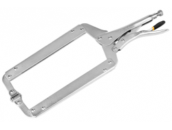 Зажим с фиксатором 440 мм, С-образный, с подвижными губками TOLSEN TT10058