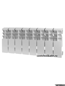 Радиатор алюминиевый Rommer Plus 200/96 8 10 12 14 секций