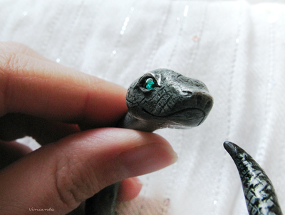 Хозяйка Сумеречного Леса. Браслет в виде змеи. Авторское украшение в анималистическом стиле