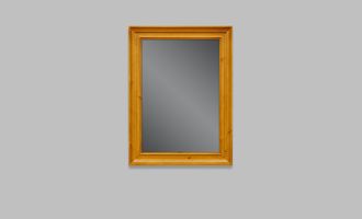Зеркало Валенсия 2-43 из массива сосны 68,5 х 105 см