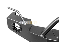 Передний силовой бампер серии Трофи на Jeep Wrangler JК 2007-2018, JL 2017- (02.206.03)