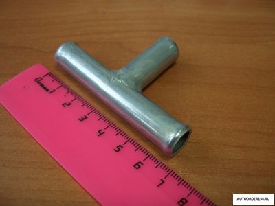 Трубка тройник 12х12х12мм металл угол 90 гр. (цена за 10 шт.)