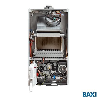 Котел газовый настенный  BAXI ECO-4s 18 F двухконтурный, 7659669-- + Комплект дымохода "антилед"