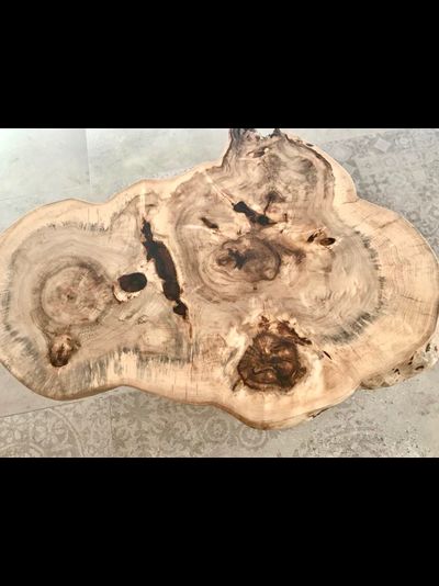 столик из спила тополя