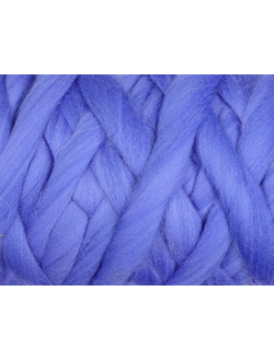 Шерсть для валяния, лента гребенная, Камтекс, полутонкая, лесной колокольчик (017), 50г