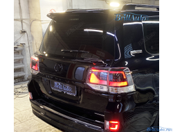 Спойлер Toyota Land Cruiser 200 16-21 черный