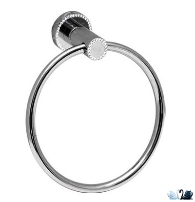 Полотенцедержатель Wildbad Sevilla, круглый, хром со стразами