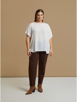 Женская блузка с принтом большого размера в модном бутике XLady