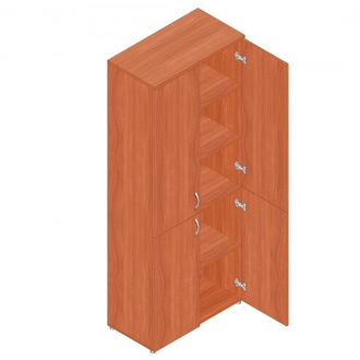 Шкаф для документов на регулируемых опорах с закрытыми полками Ш-2Д