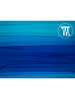 Бифлекс матовый градиент, цв. Электрик + Бирюза