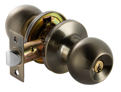 Bussare Ручка - защелка с ключом WC 67-01 бронза античная